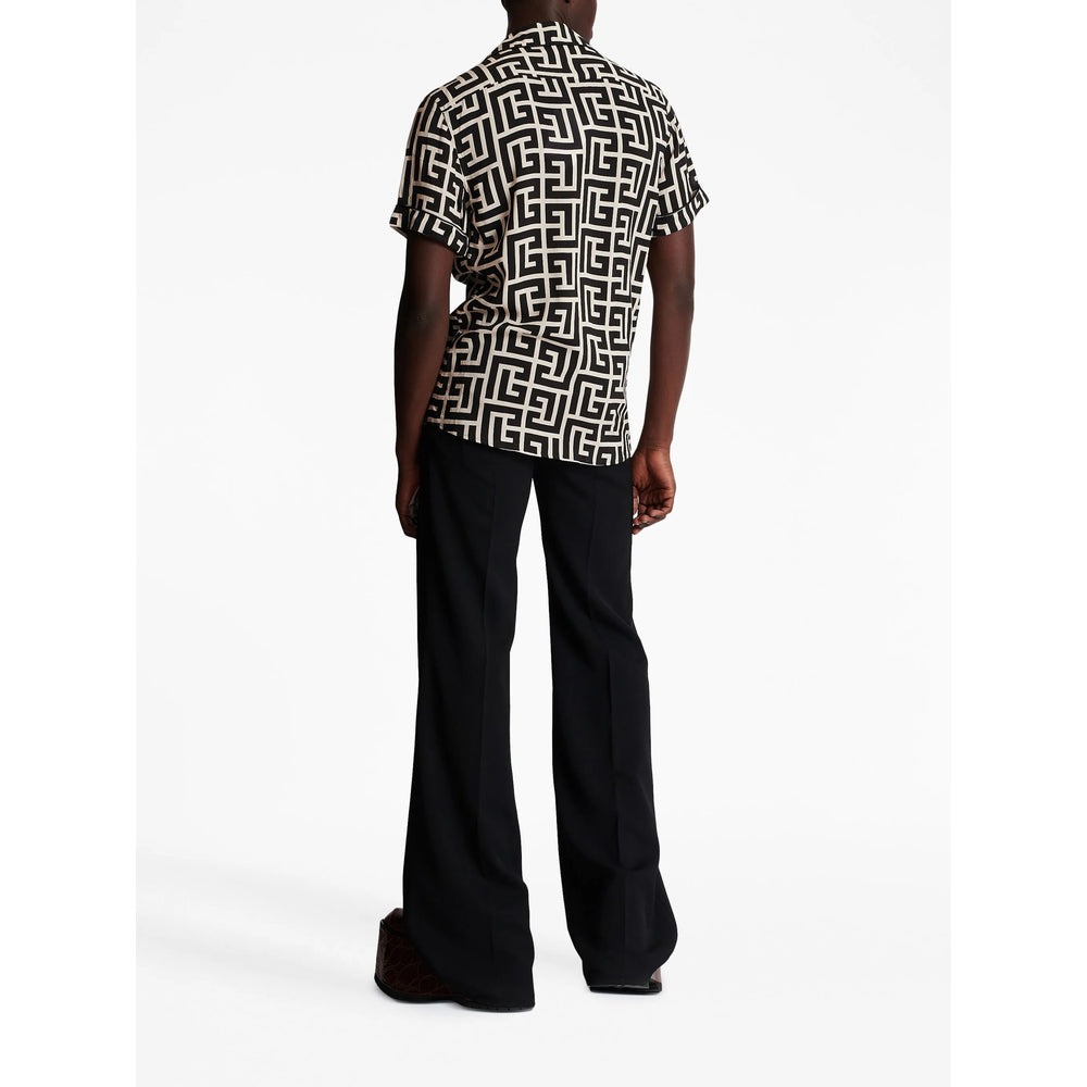 Balmain Black Shirts Men BALMAIN