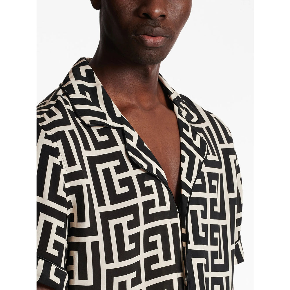 Balmain Black Shirts Men BALMAIN