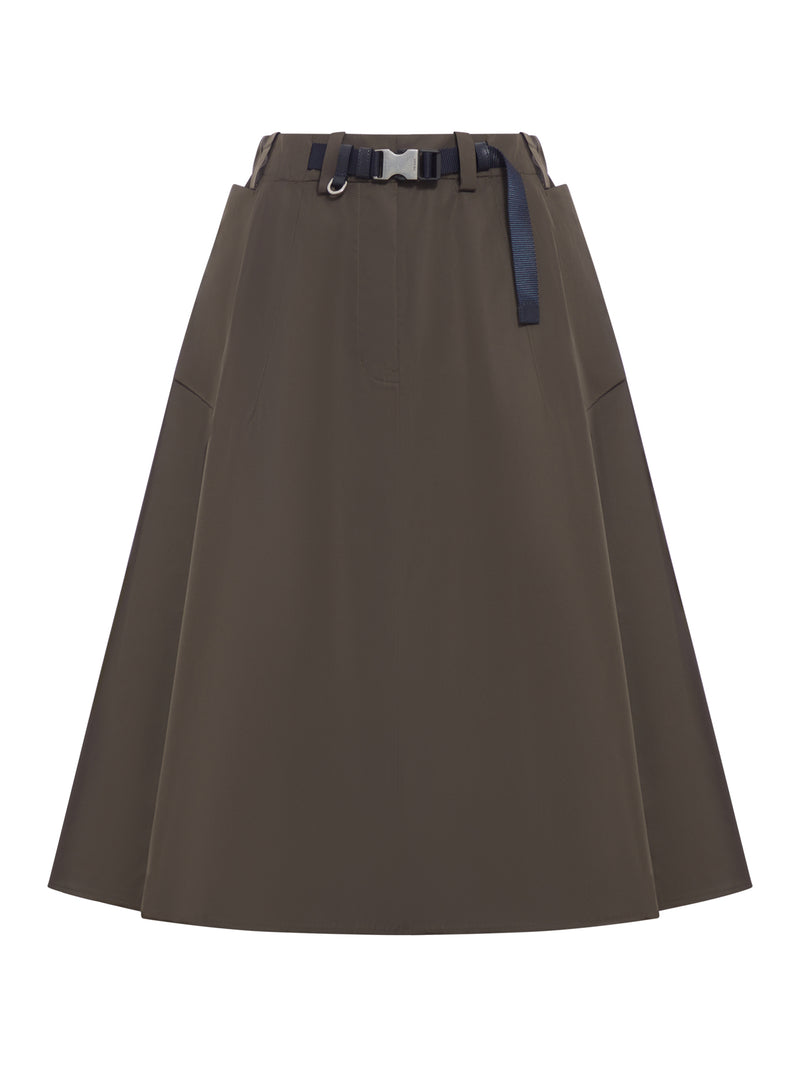 Prada Women Wide Skirt In Technical Canvas PRADA