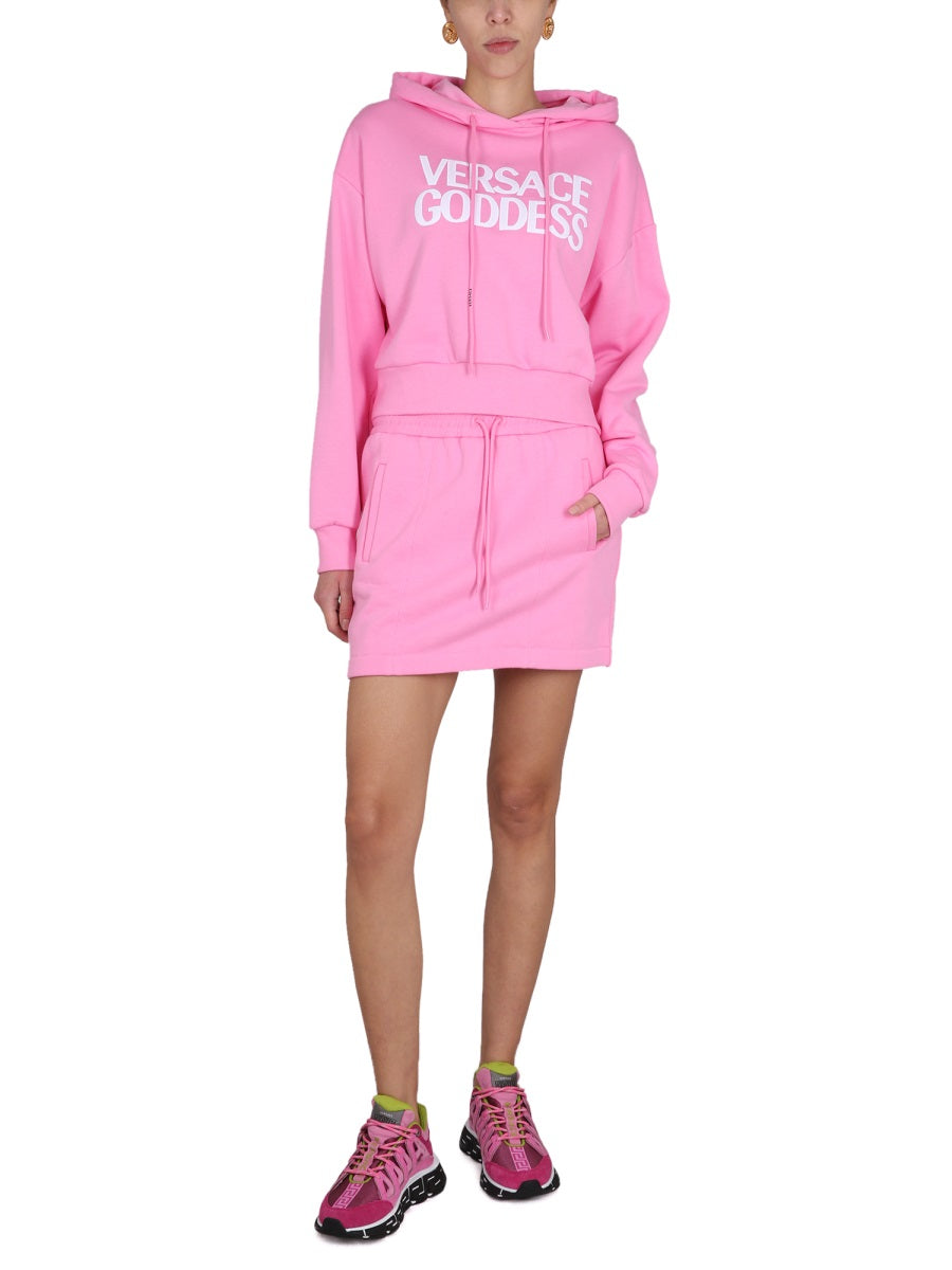 Versace Women Cropped Sweatshirt VERSACE
