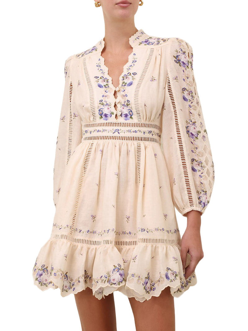 Zimmermann Women Patience Mini Dress ZIMMERMANN