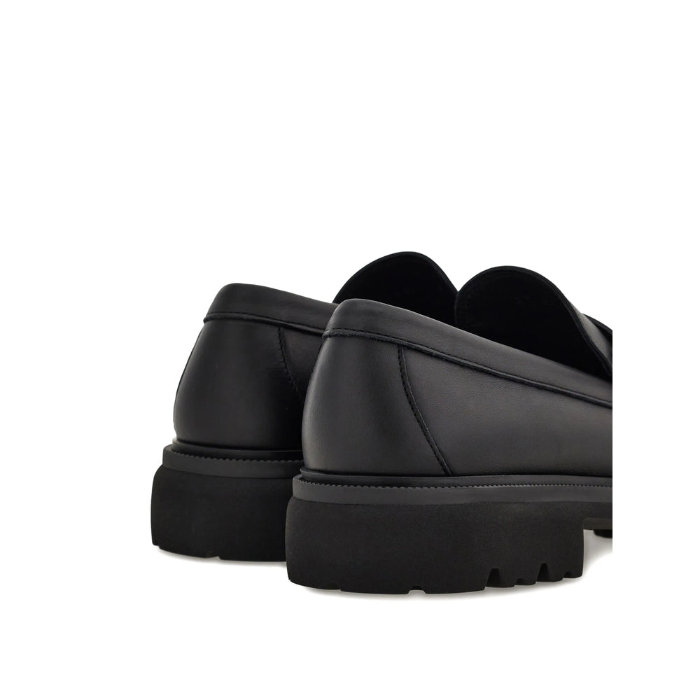 Ferragamo Black Loafers Men FERRAGAMO