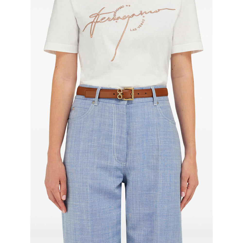 Ferragamo Brown Belts Women FERRAGAMO