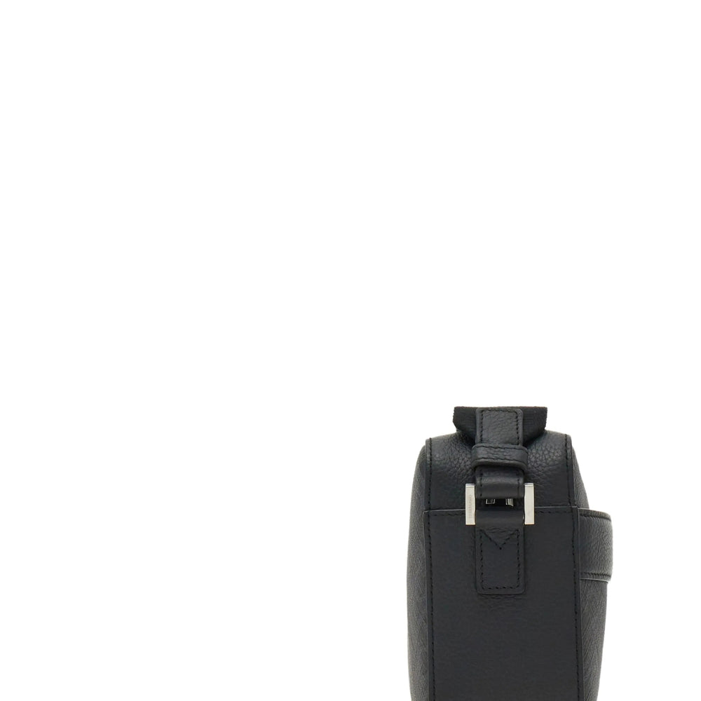 Ferragamo Black Messenger Bags Men FERRAGAMO