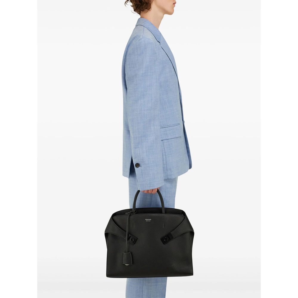 Ferragamo Black Laptop Bags & Briefcases Men FERRAGAMO
