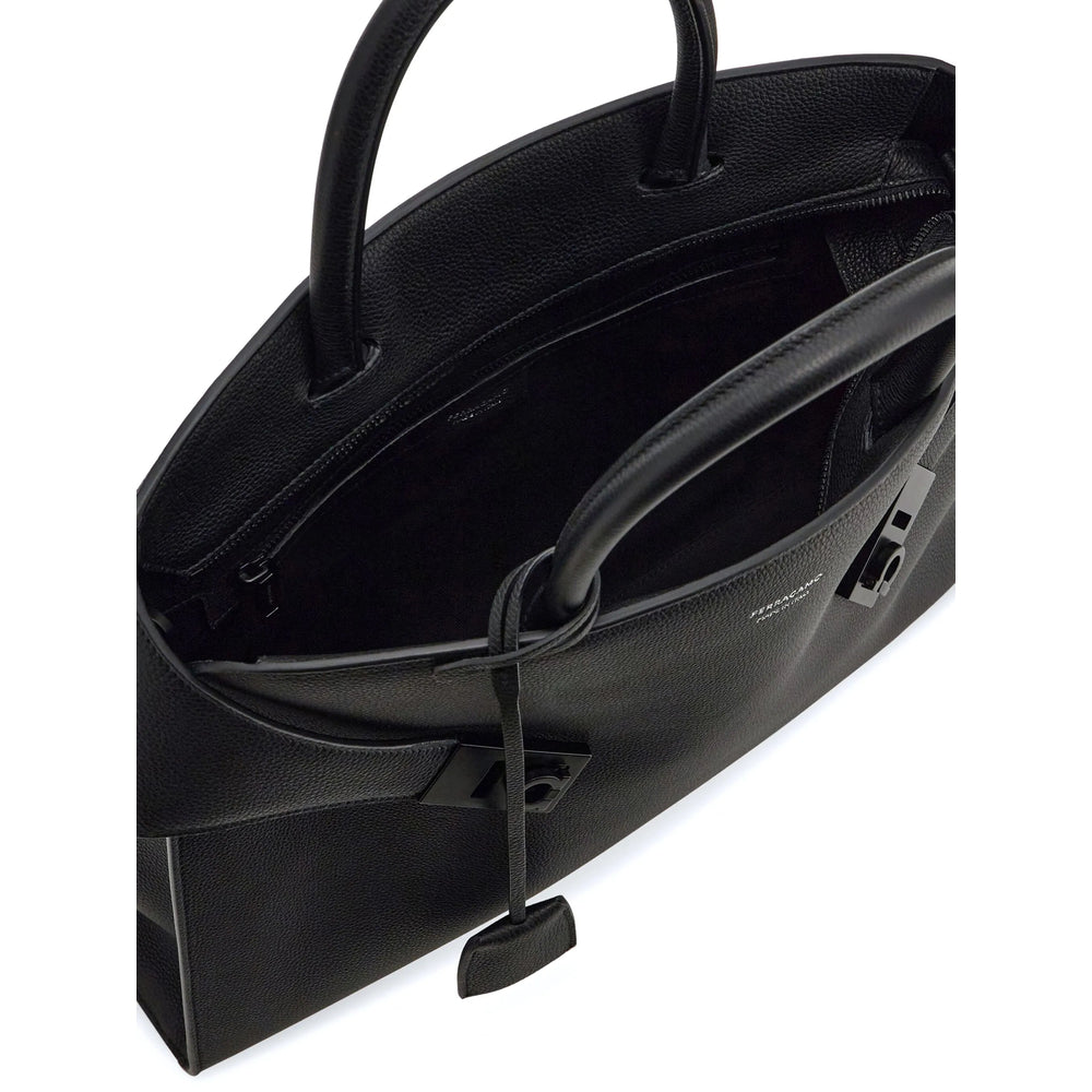 Ferragamo Black Laptop Bags & Briefcases Men FERRAGAMO