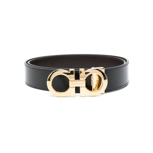 Ferragamo Black Belts Men FERRAGAMO