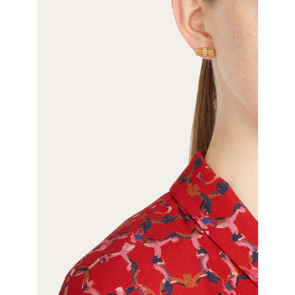 Ferragamo Gold Earrings Women FERRAGAMO