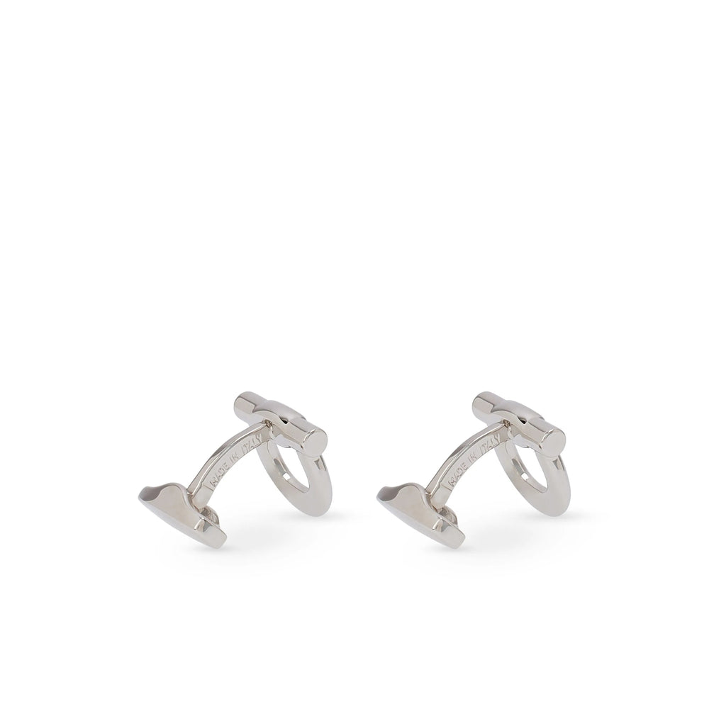 Ferragamo Silver Cufflinks Men FERRAGAMO