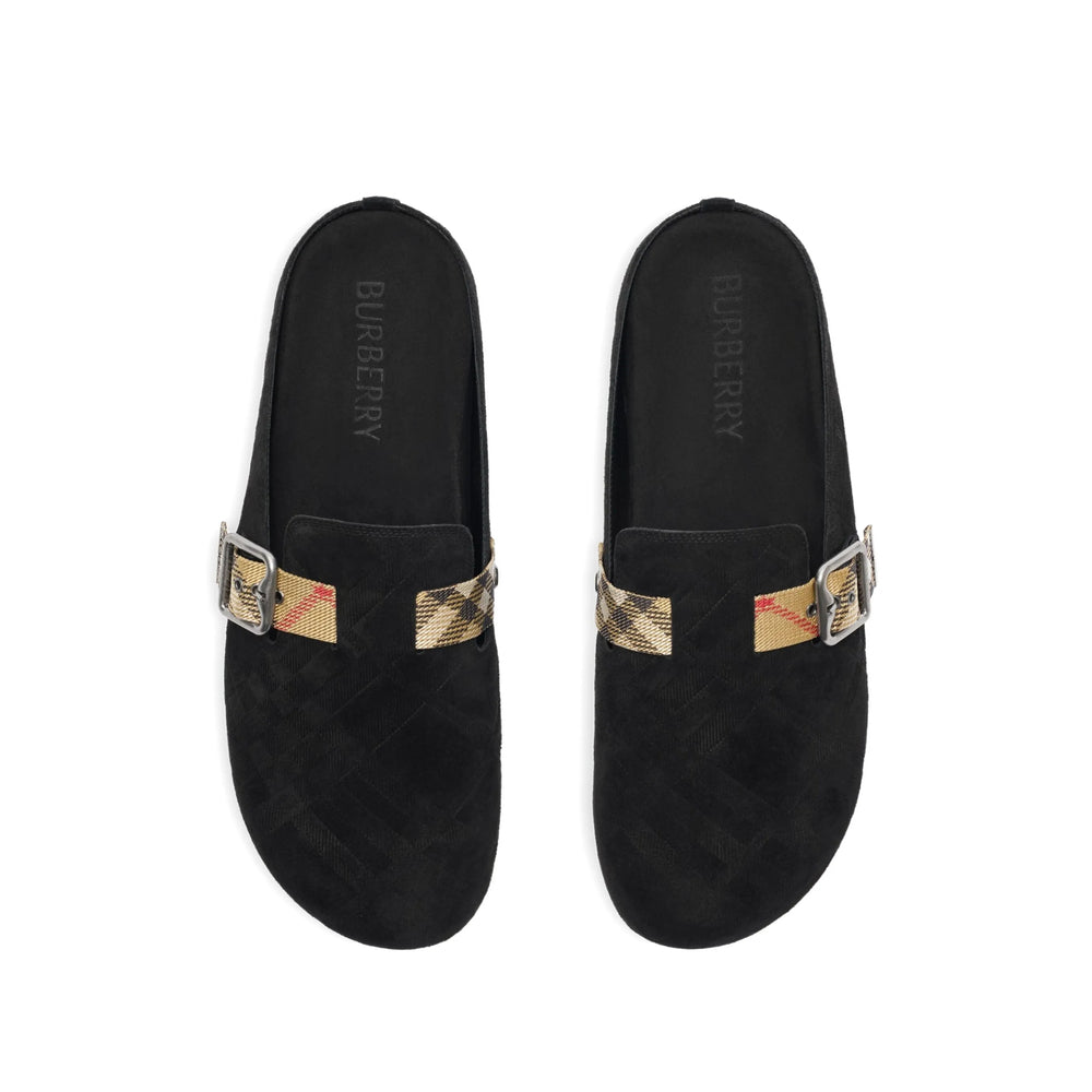 Burberry Black Sandals Men BURBERRY