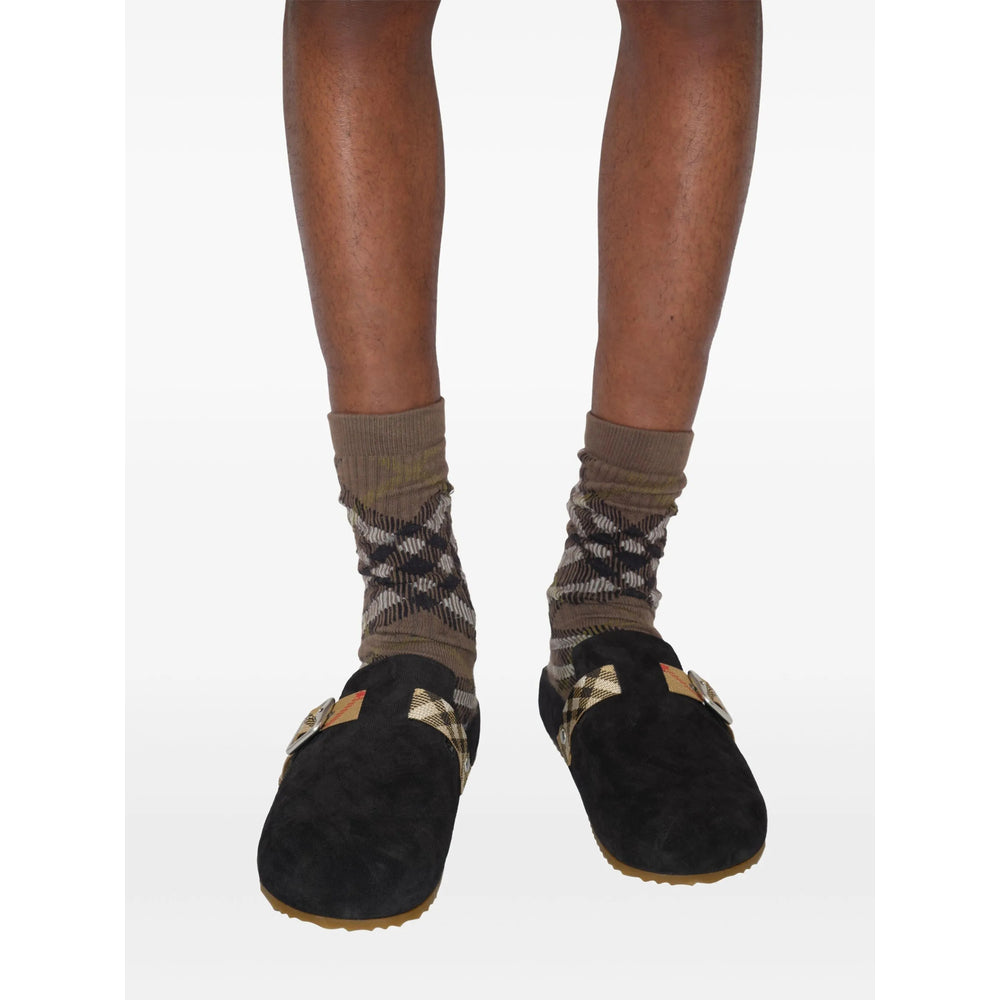 Burberry Black Sandals Men BURBERRY