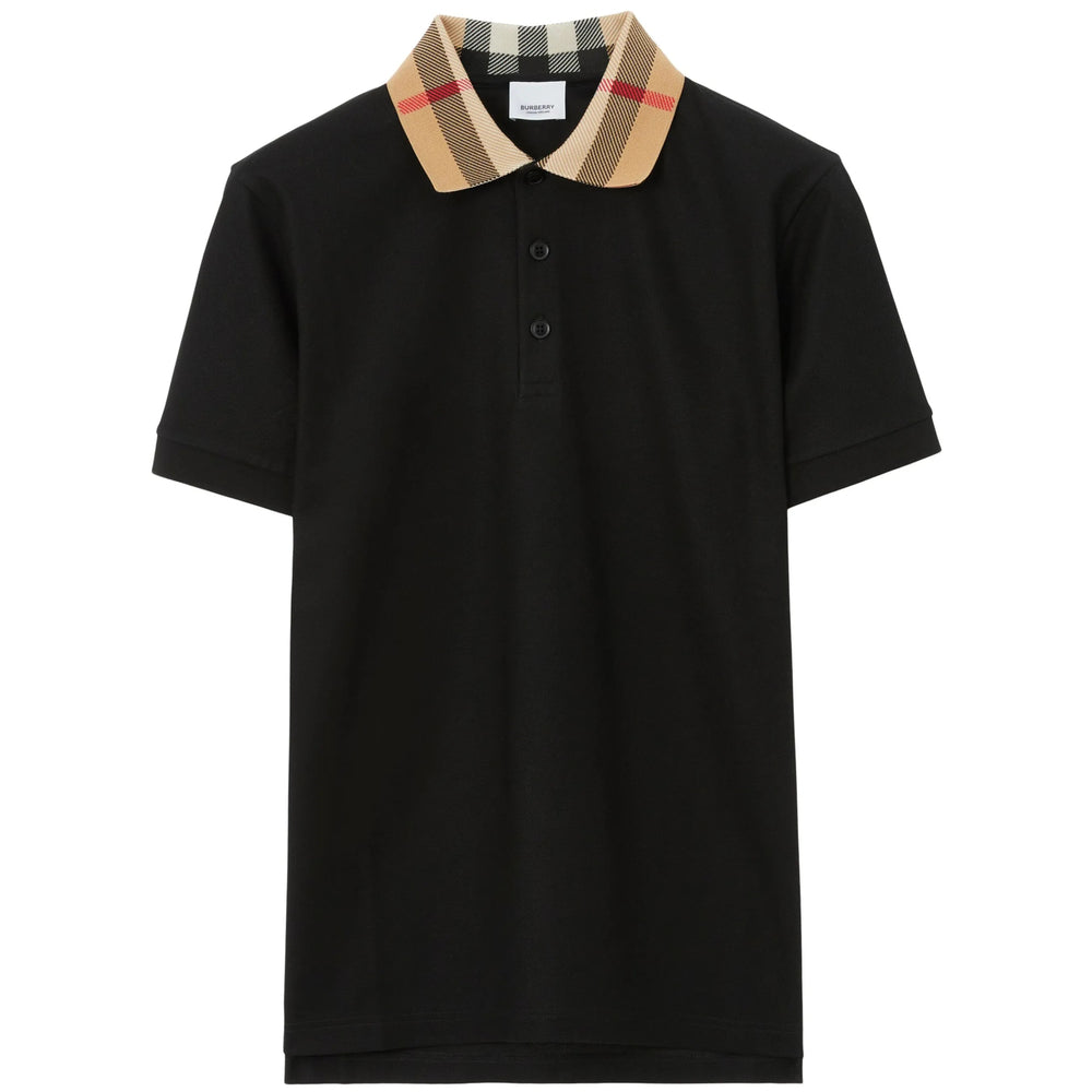 Burberry Black Polo Shirts Men BURBERRY