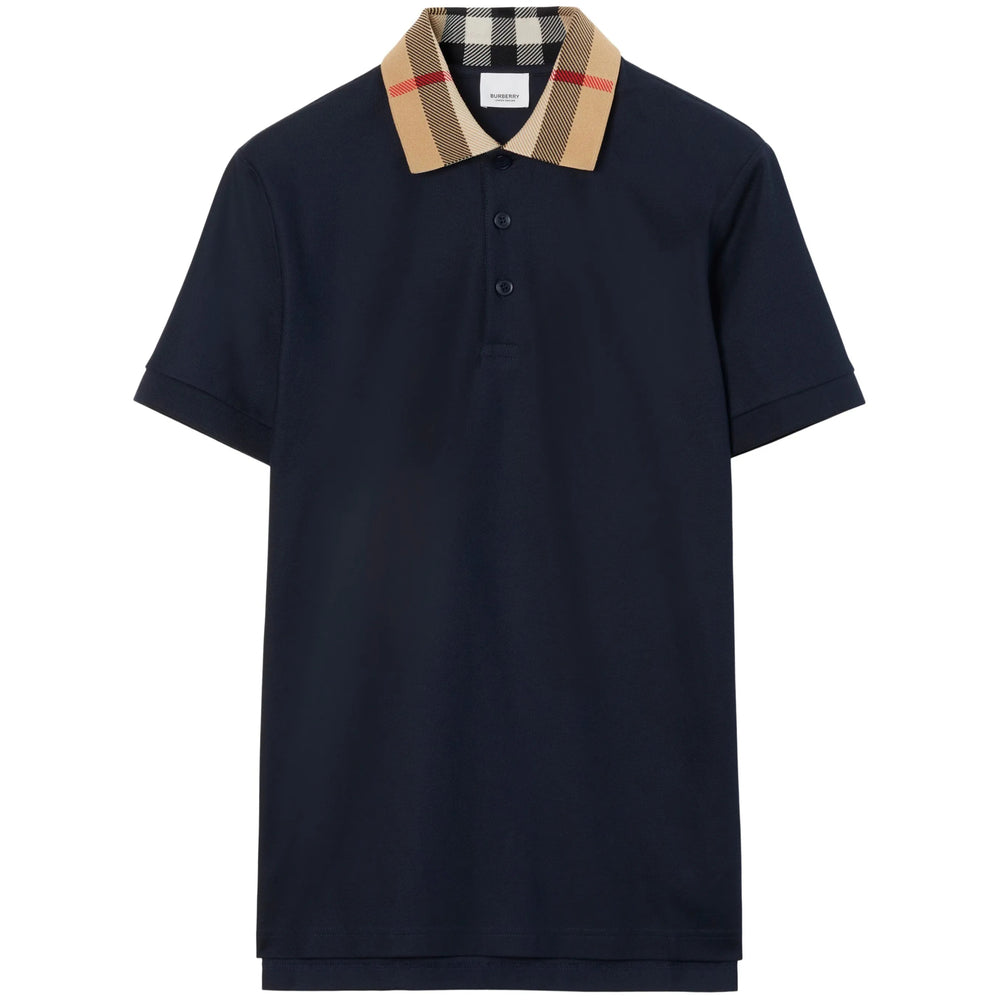 Burberry Blue Polo Shirts Men BURBERRY