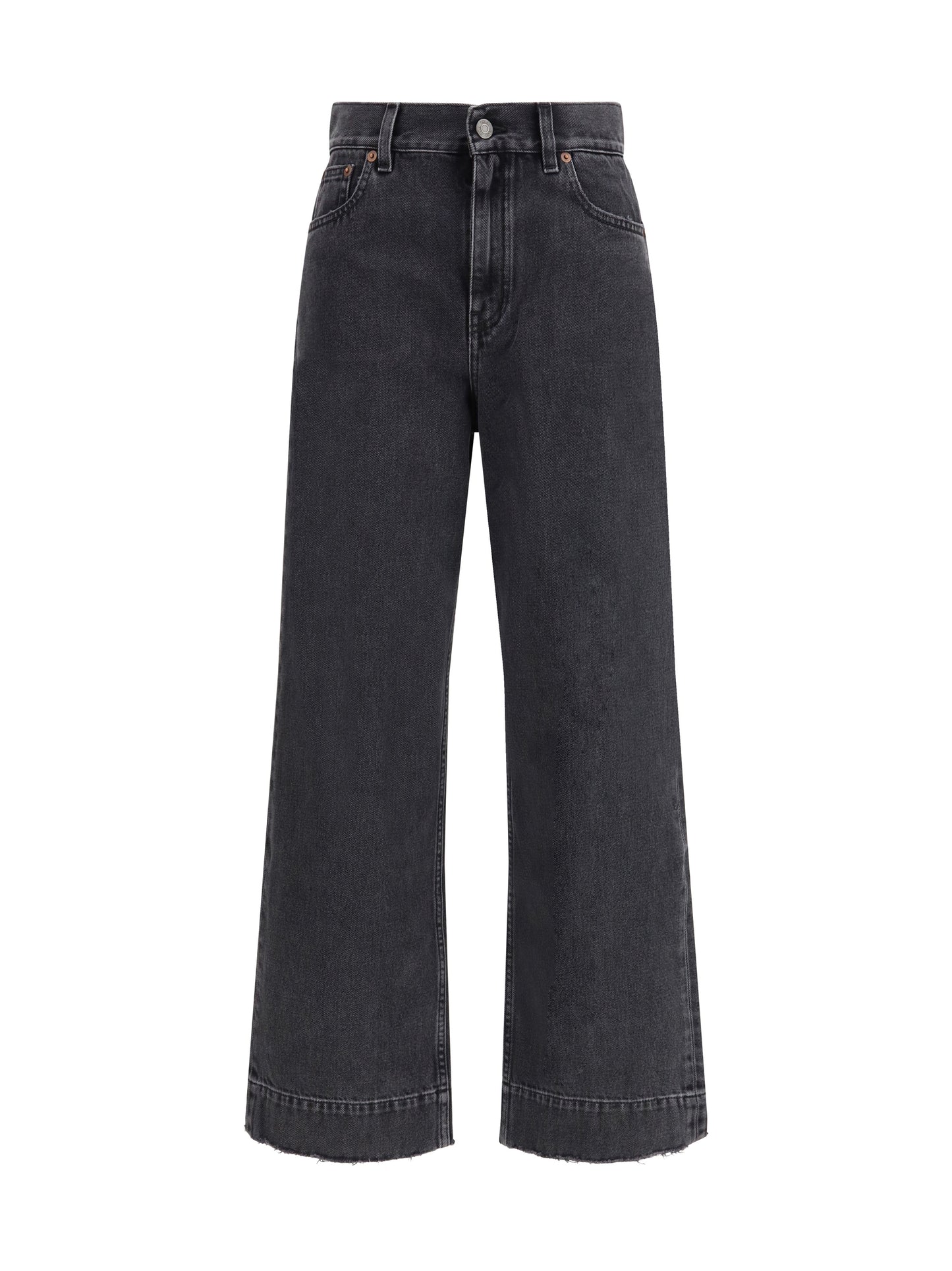 Chloé Women High-Waisted Cropped Denim Jeans CHLOE