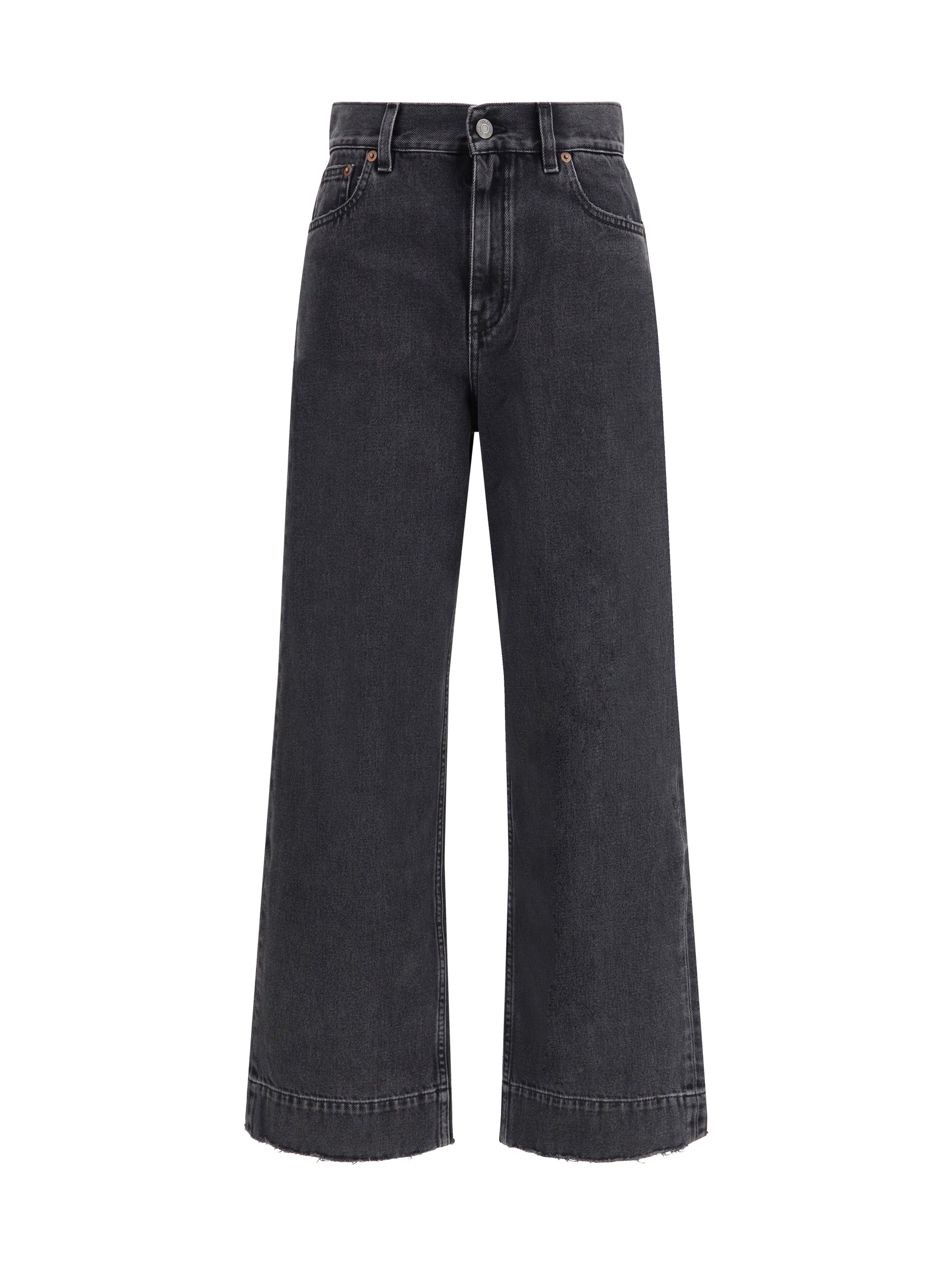 Chloé Women High-Waisted Cropped Denim Jeans CHLOE