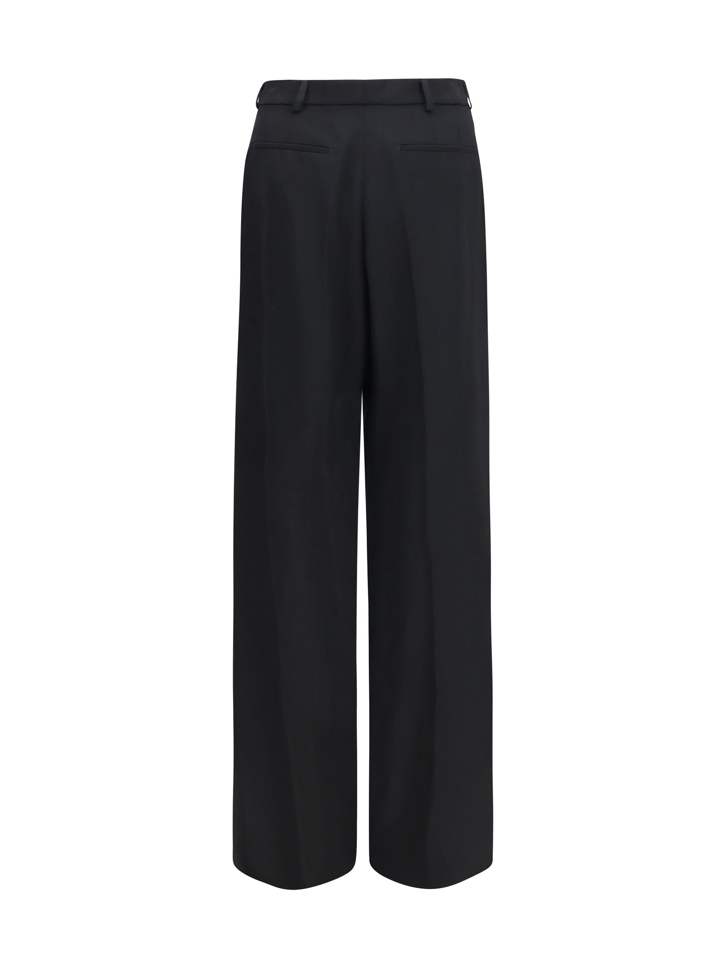 Saint Laurent Men Fluid Grain De Poudre Trousers SAINT LAURENT
