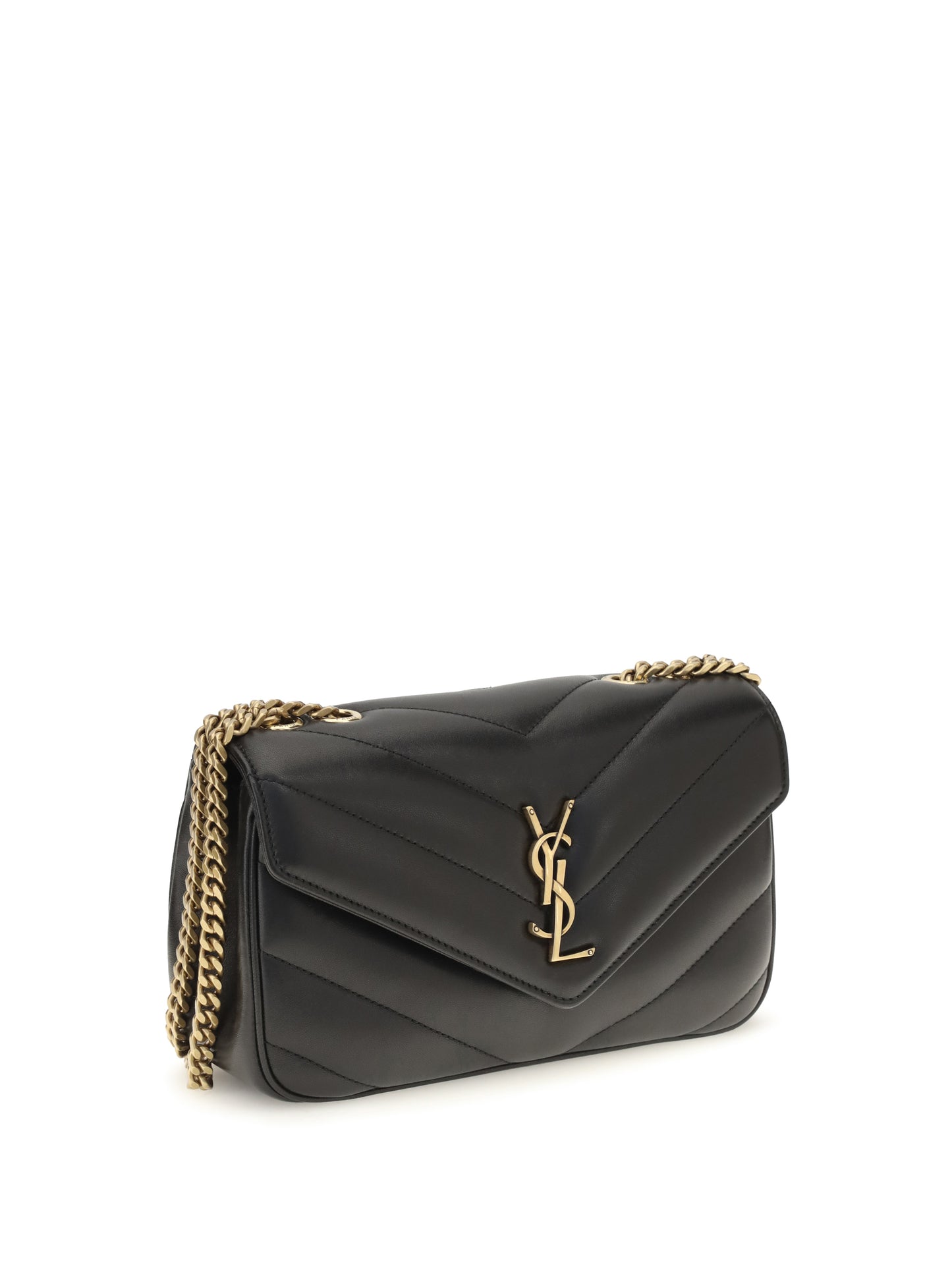 Saint Laurent Women Loulou Leather Crossbody Bag SAINT LAURENT