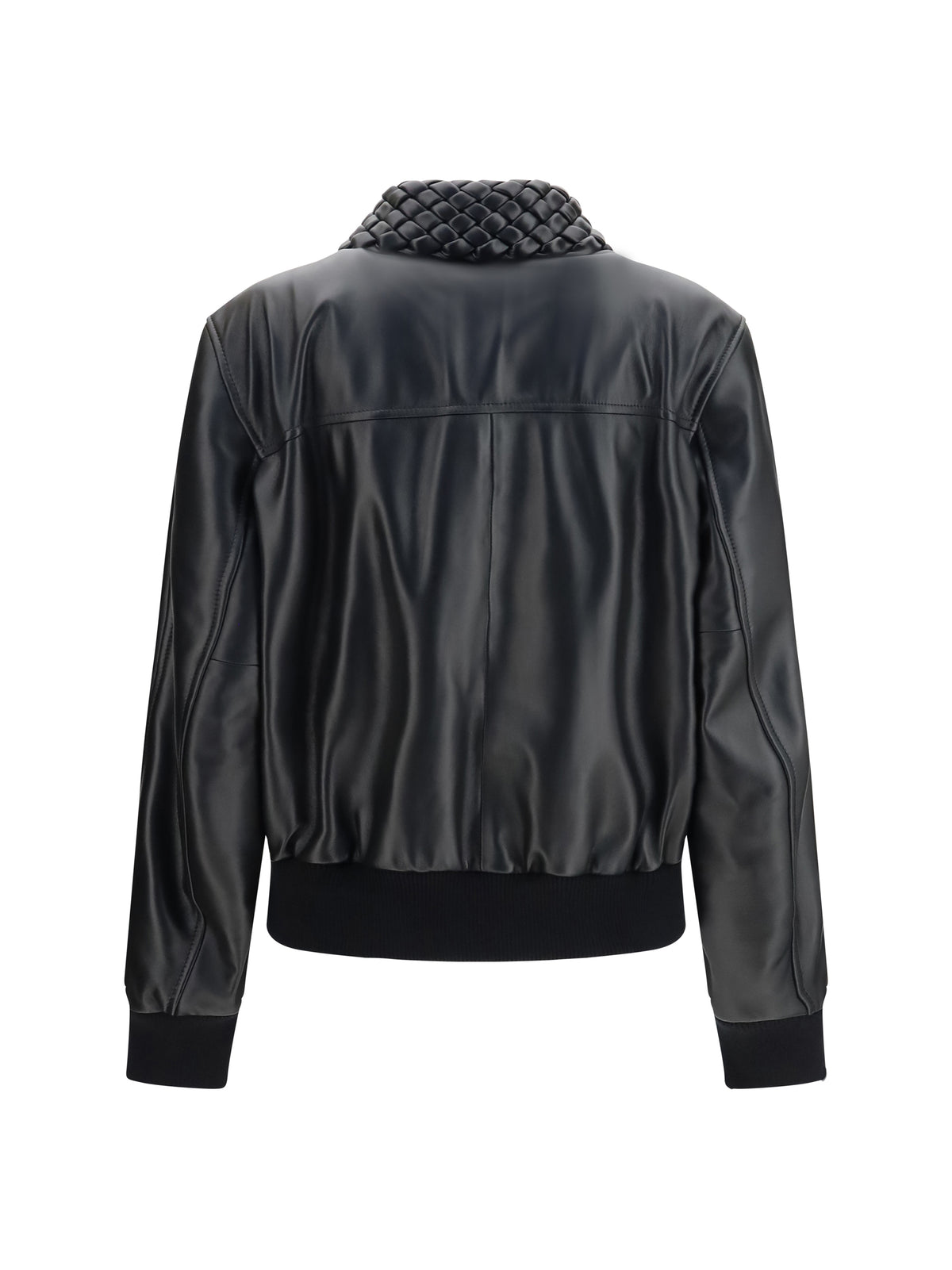 Bottega Veneta Women Glossy Leather Padded Jacket BOTTEGA VENETA