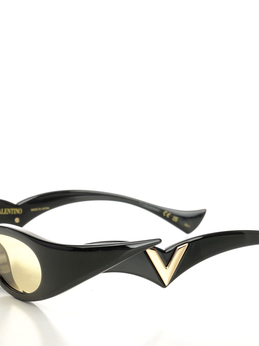 Valentino Garavani Women Black Acetate Sunglasses VALENTINO GARAVANI