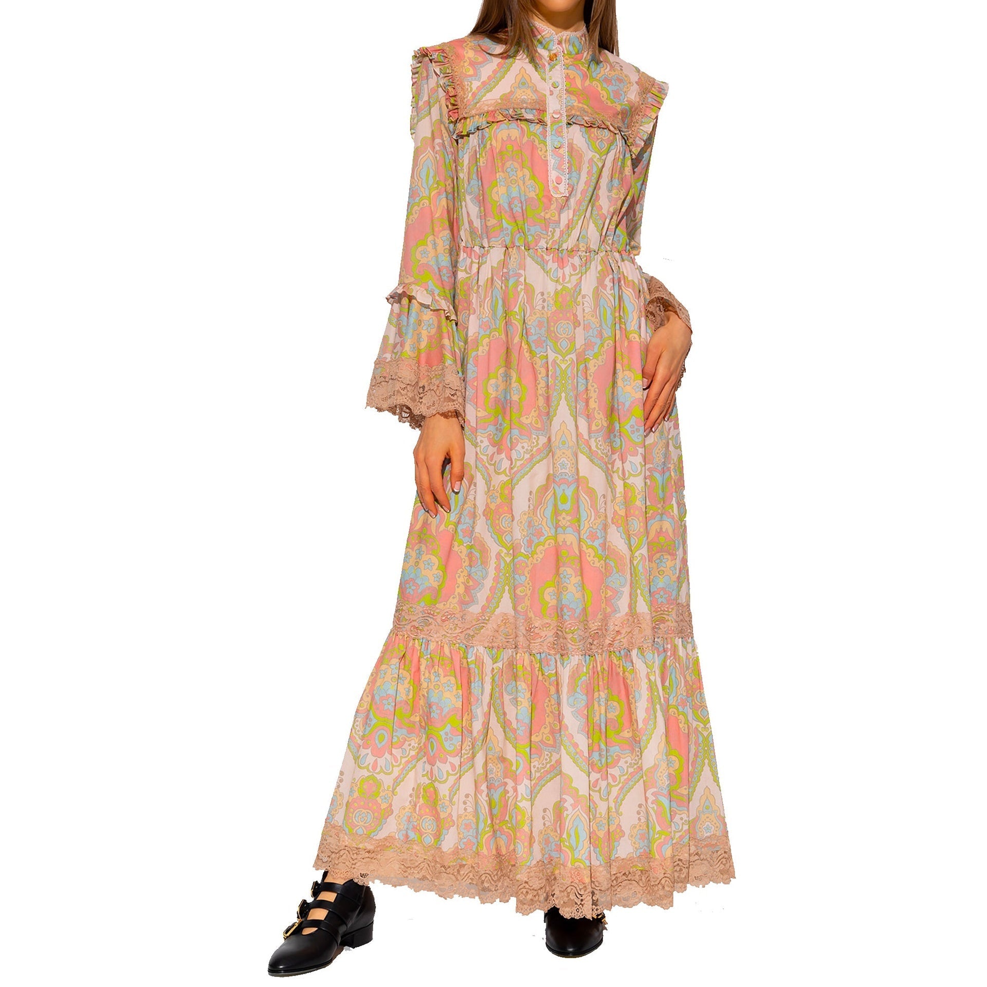 Gucci Fiorito Floral Dress Women GUCCI