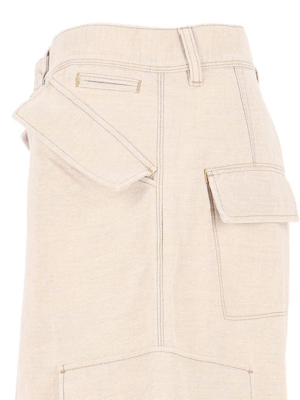 Fendi Women Selleria Denim Bermuda Shorts FENDI