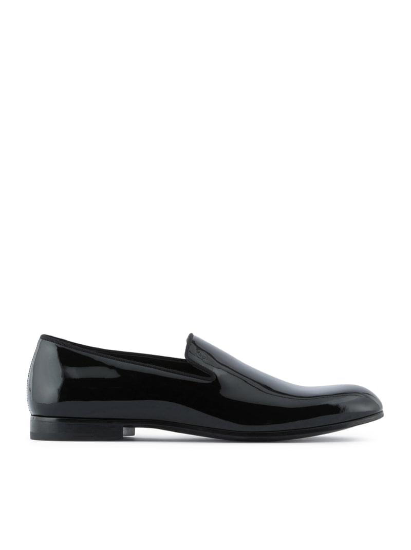Giorgio Armani Men Patent Leather Loafers GIORGIO ARMANI