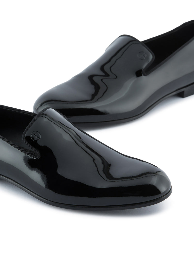 Giorgio Armani Men Patent Leather Loafers GIORGIO ARMANI