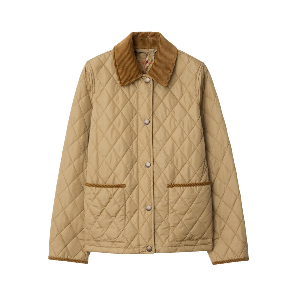 Burberry Neutrals Jackets - Puffer Jackets Women BURBERRY