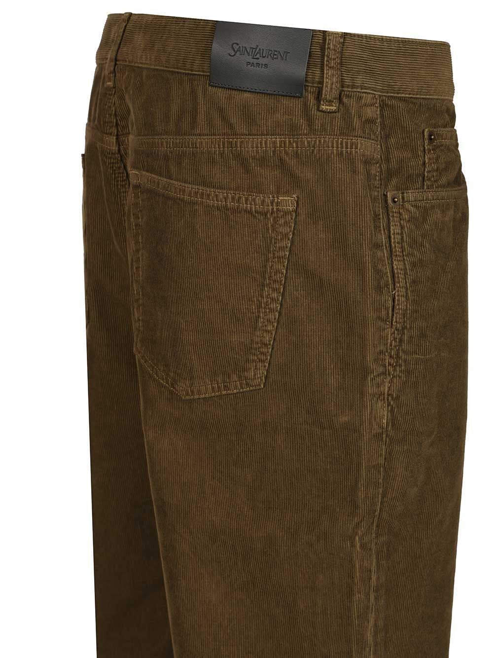 Saint Laurent Men Corduroy Trousers SAINT LAURENT