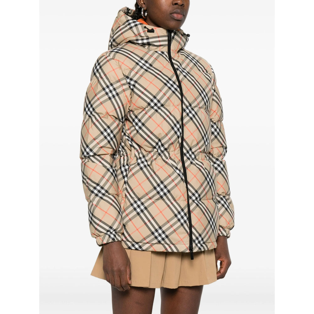 Burberry Neutrals Jackets - Puffer Jackets Women BURBERRY