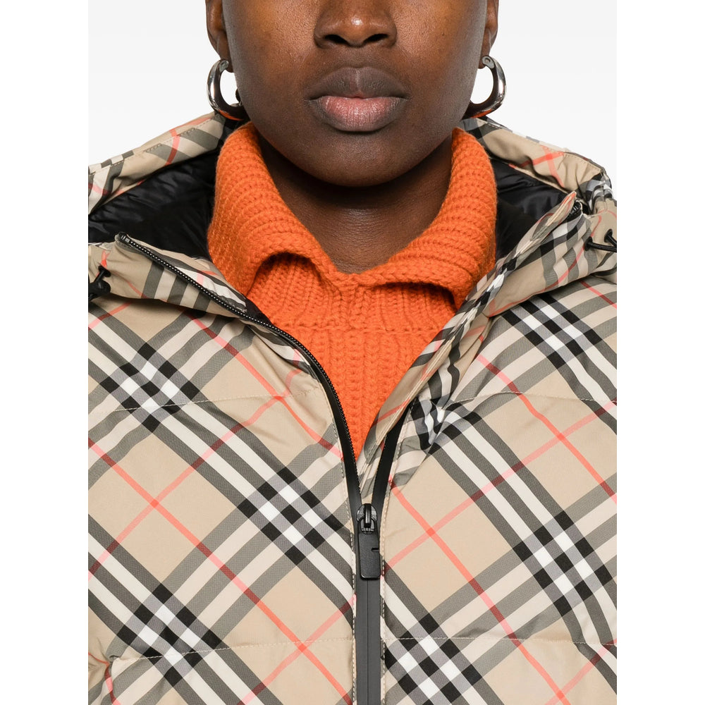 Burberry Neutrals Jackets - Puffer Jackets Women BURBERRY