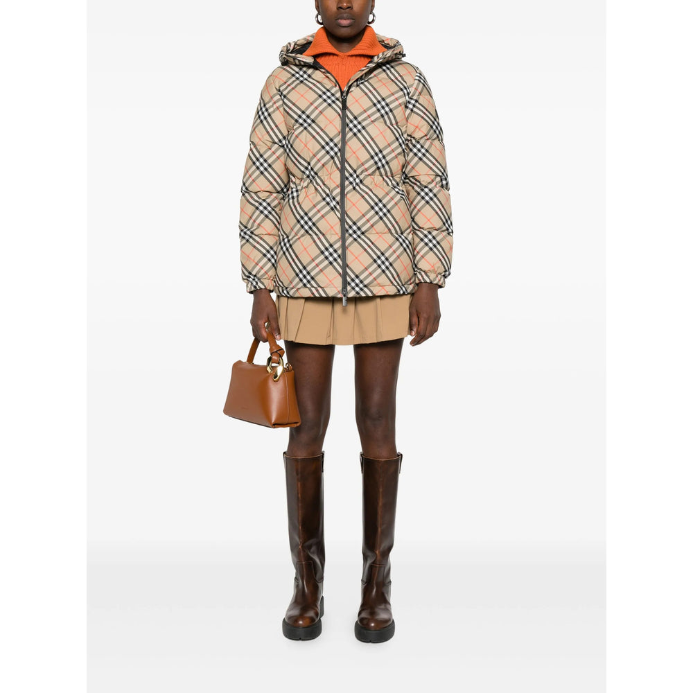 Burberry Neutrals Jackets - Puffer Jackets Women BURBERRY