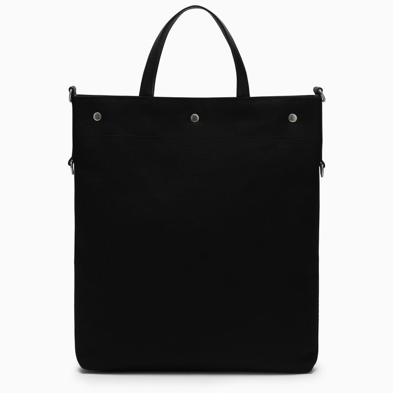 Saint Laurent North/South Tote Bag In Black Canvas Men