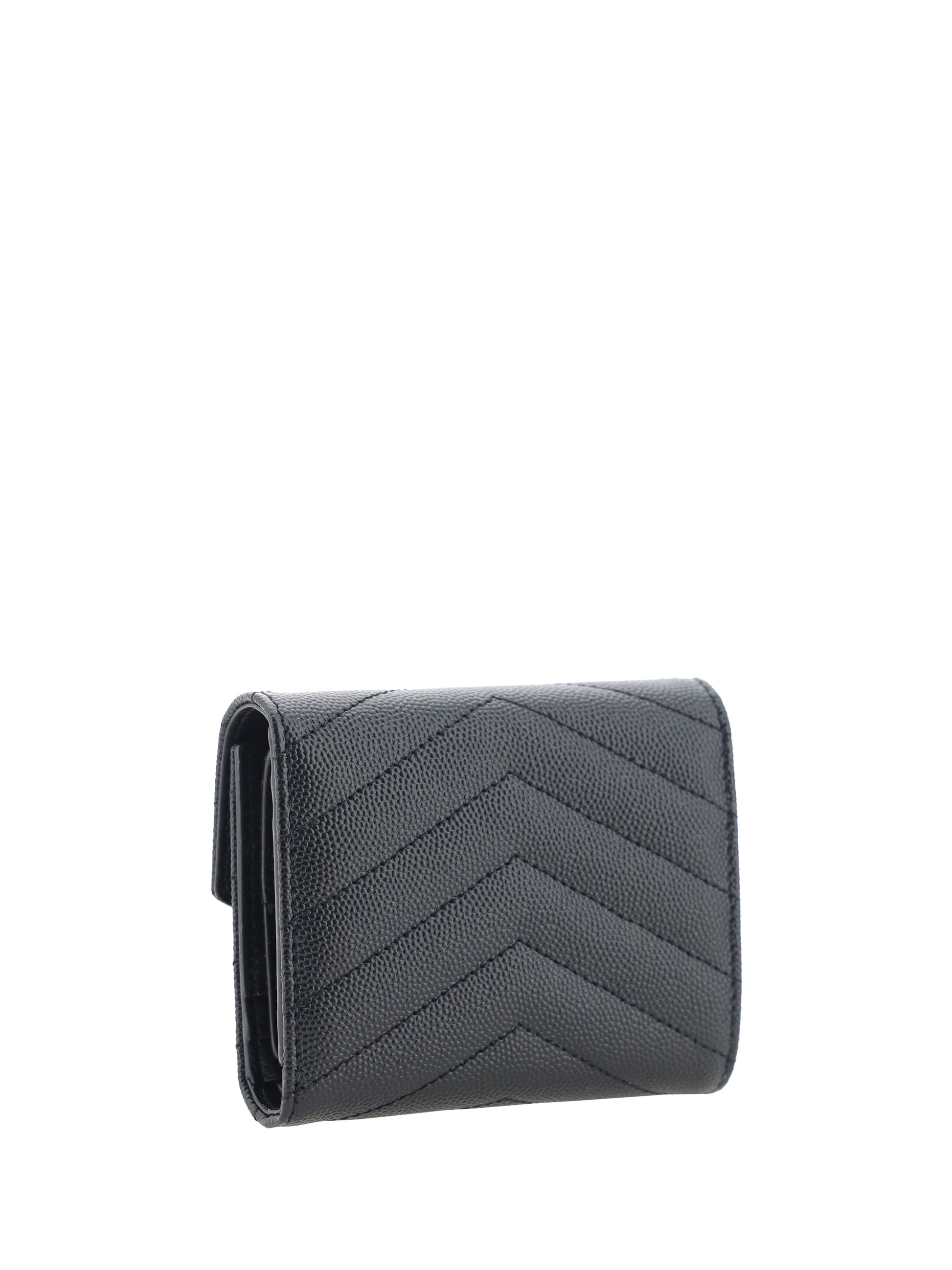 Saint Laurent Women Cassandre Leather Wallet SAINT LAURENT