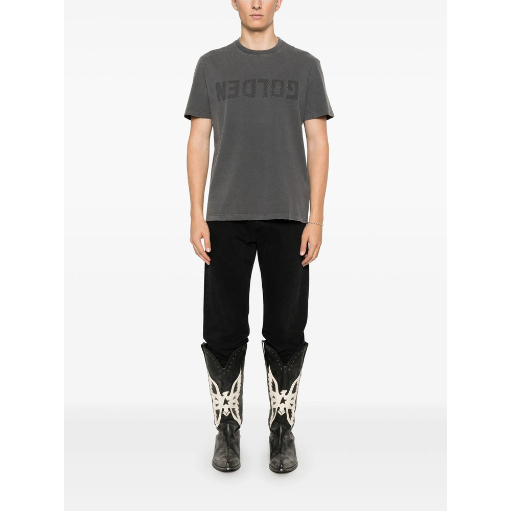 Golden Goose Grey T-Shirts & Vests - T-Shirts Men GOLDEN GOOSE