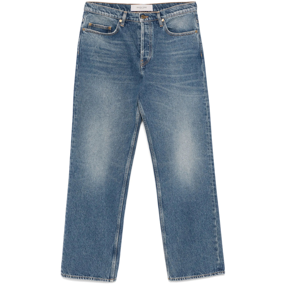 Golden Goose Blue Denim - Regular & Straight-Leg Jeans Men GOLDEN GOOSE