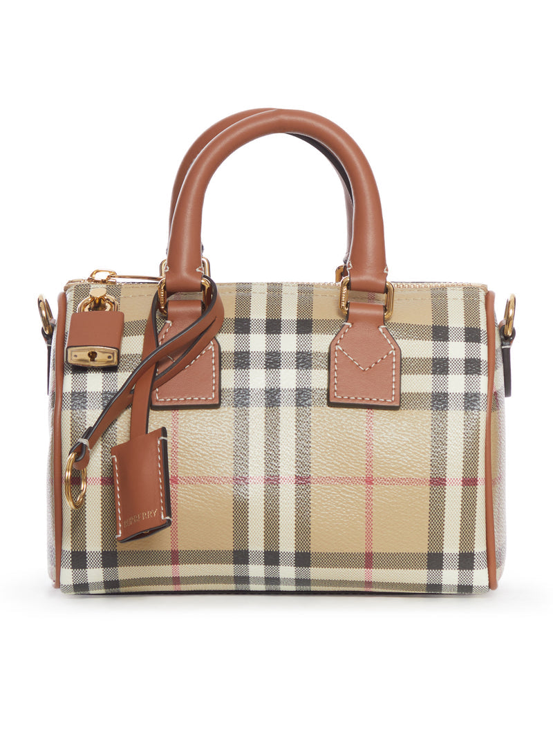 Burberry Women Mini Check Bowling Bag BURBERRY