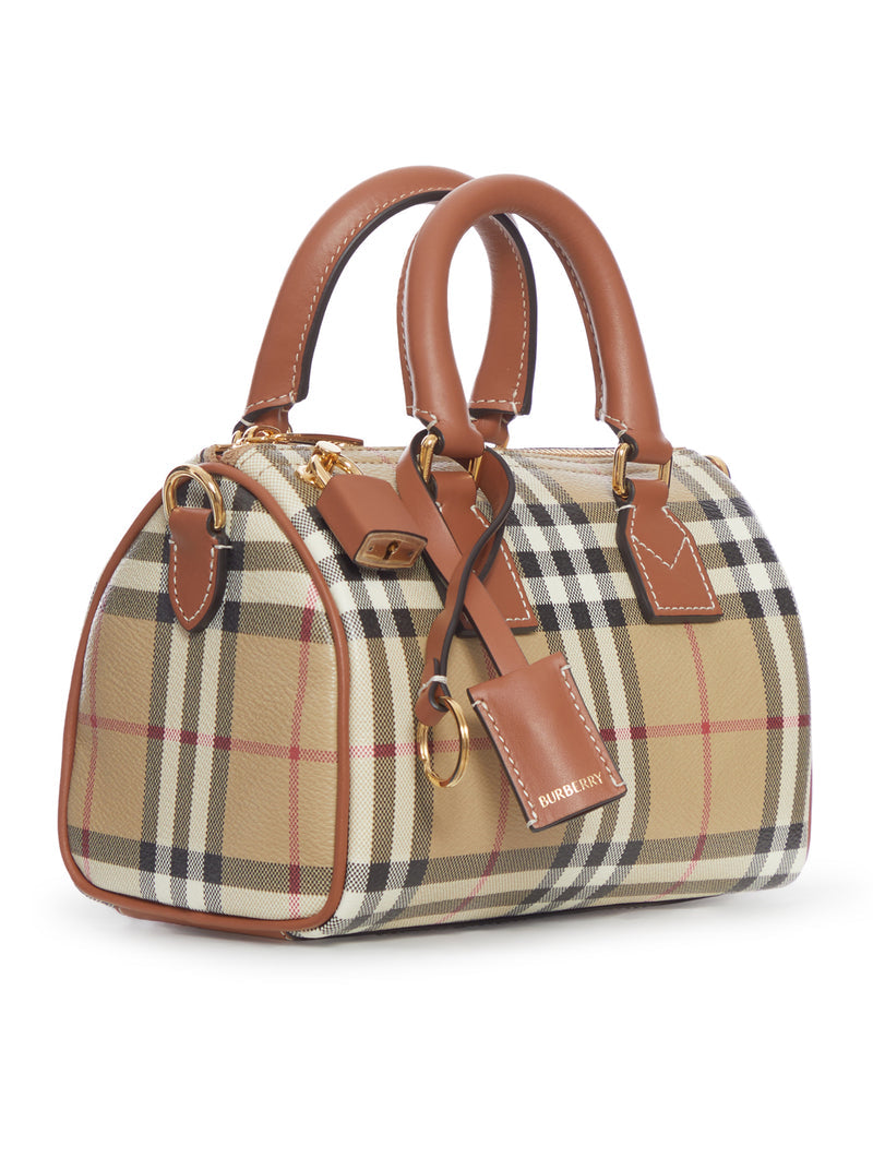Burberry Women Mini Check Bowling Bag BURBERRY