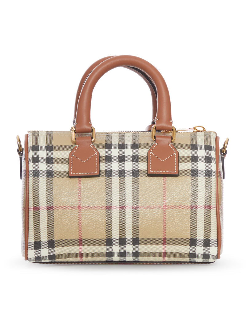 Burberry Women Mini Check Bowling Bag BURBERRY