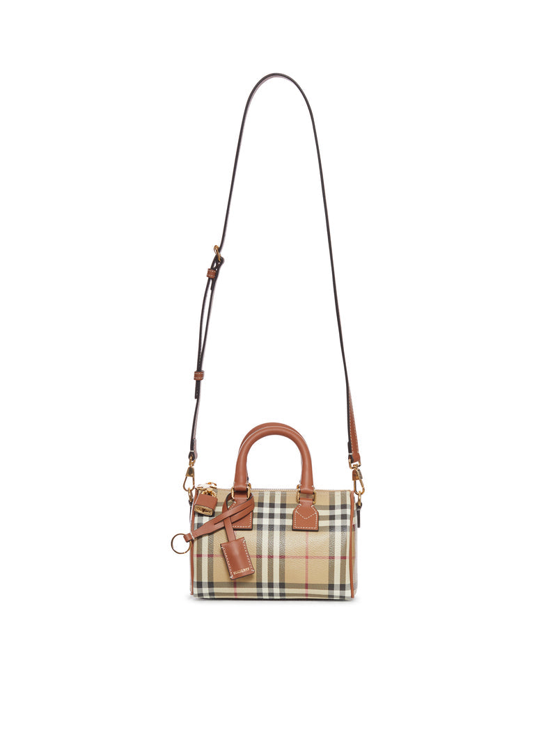 Burberry Women Mini Check Bowling Bag BURBERRY