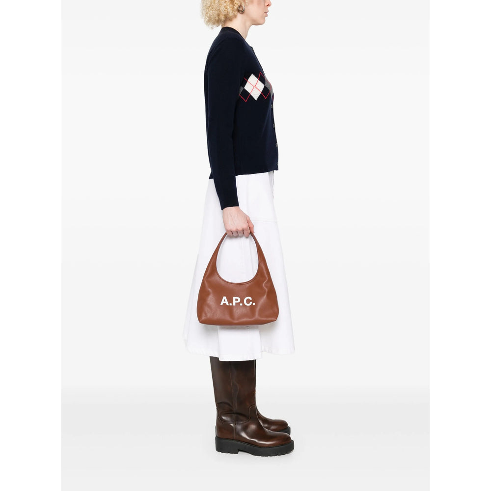 A.P.C. Brown Shoulder Bags Women A.P.C.