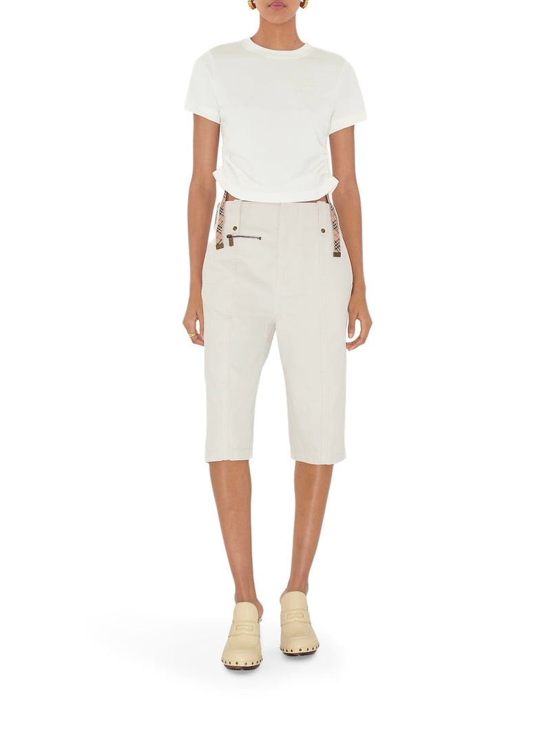 Burberry Women Equestrian Knight Design T-Shirt BURBERRY