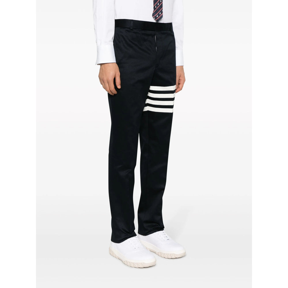 Thom Browne Blue Trousers - Chinos Men THOM BROWNE