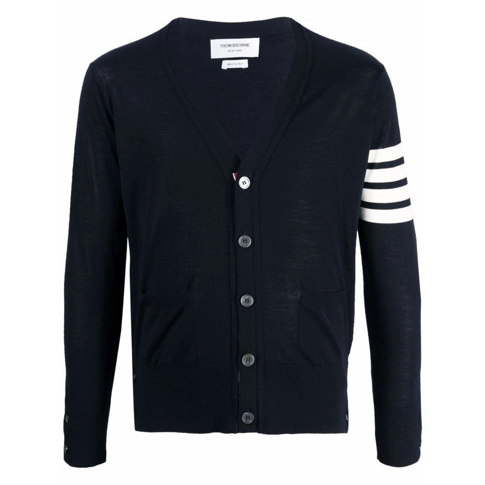 Thom Browne Blue Sweaters & Knitwear - Cardigans Men THOM BROWNE