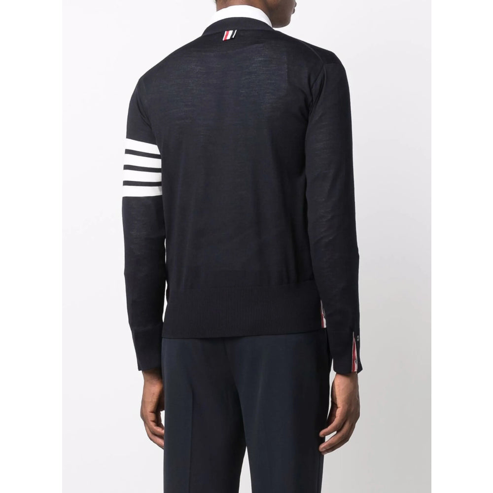 Thom Browne Blue Sweaters & Knitwear - Cardigans Men THOM BROWNE