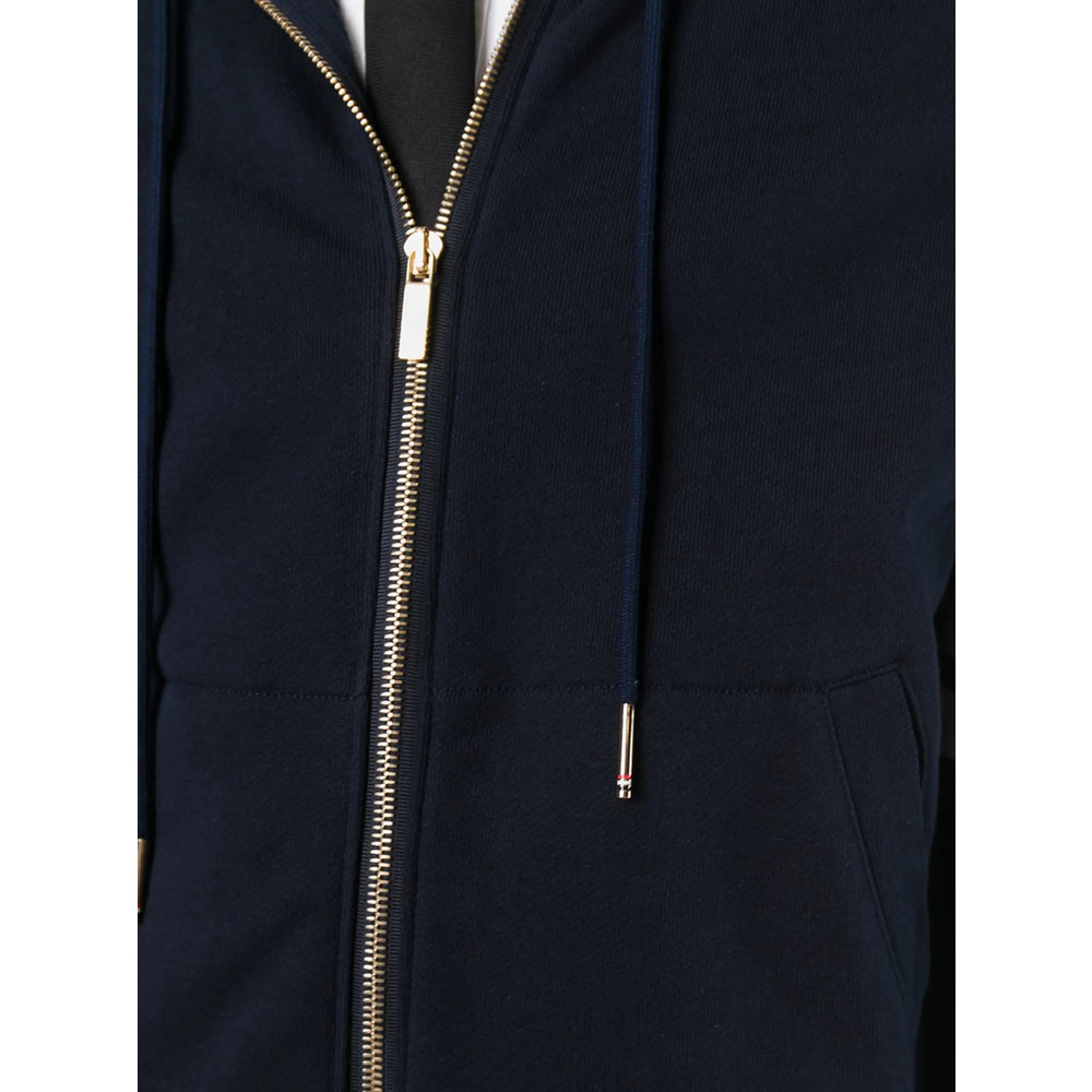Thom Browne Blue Sweaters & Knitwear - Hoodies Men THOM BROWNE