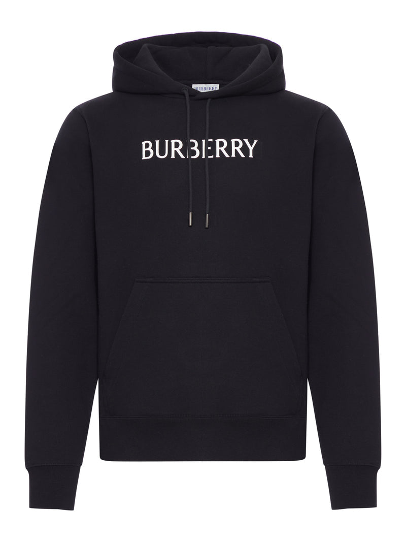 Burberry Men Cotton Hoodie With Logo BURBERRY