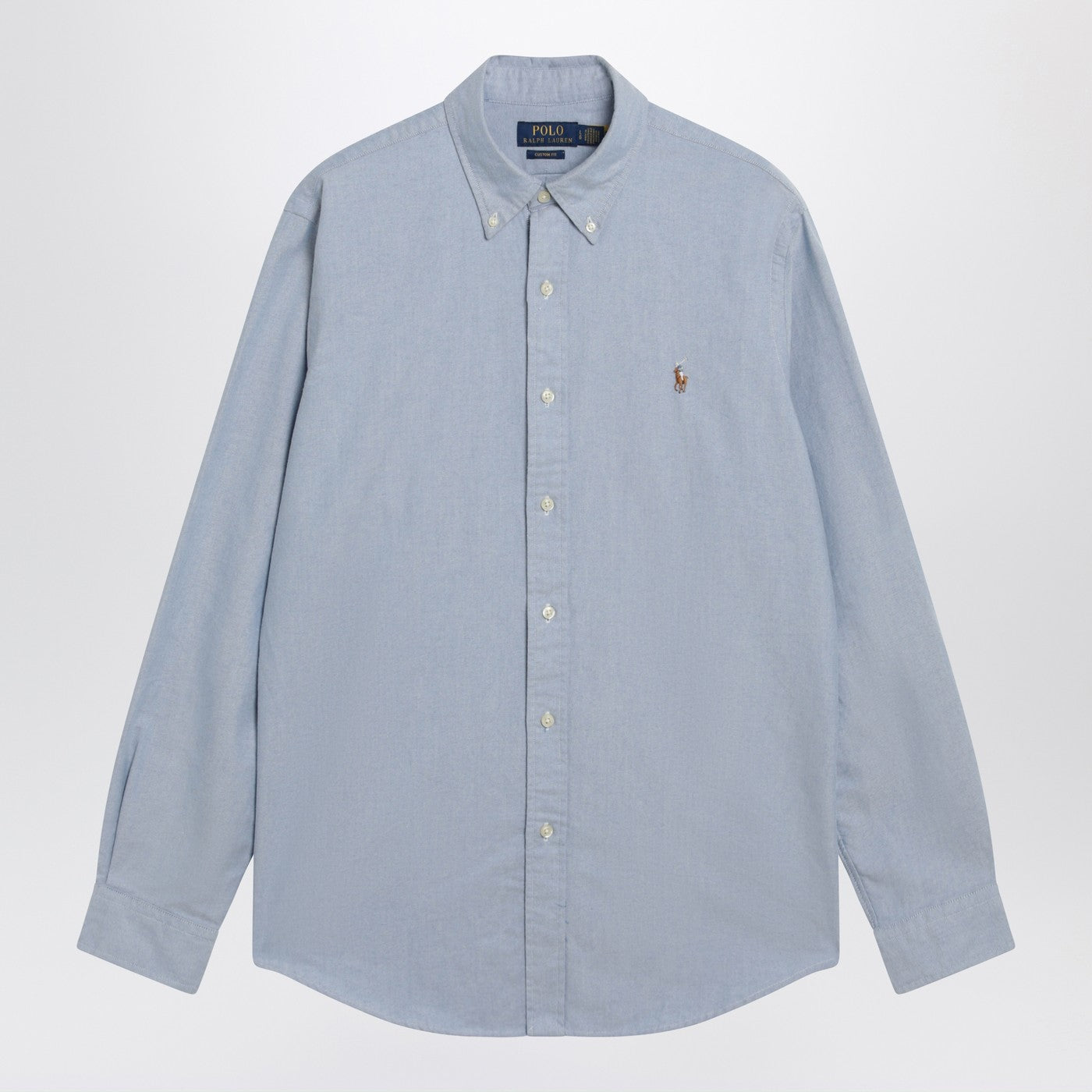 Polo Ralph Lauren Light Blue Oxford Shirt Custom-Fit Men Polo Ralph Lauren