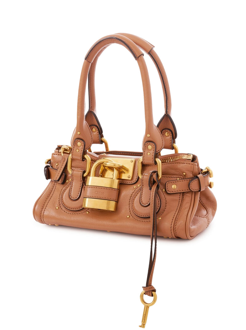 Chloe` Women Small Paddington Bag In Grainy Leather CHLOE