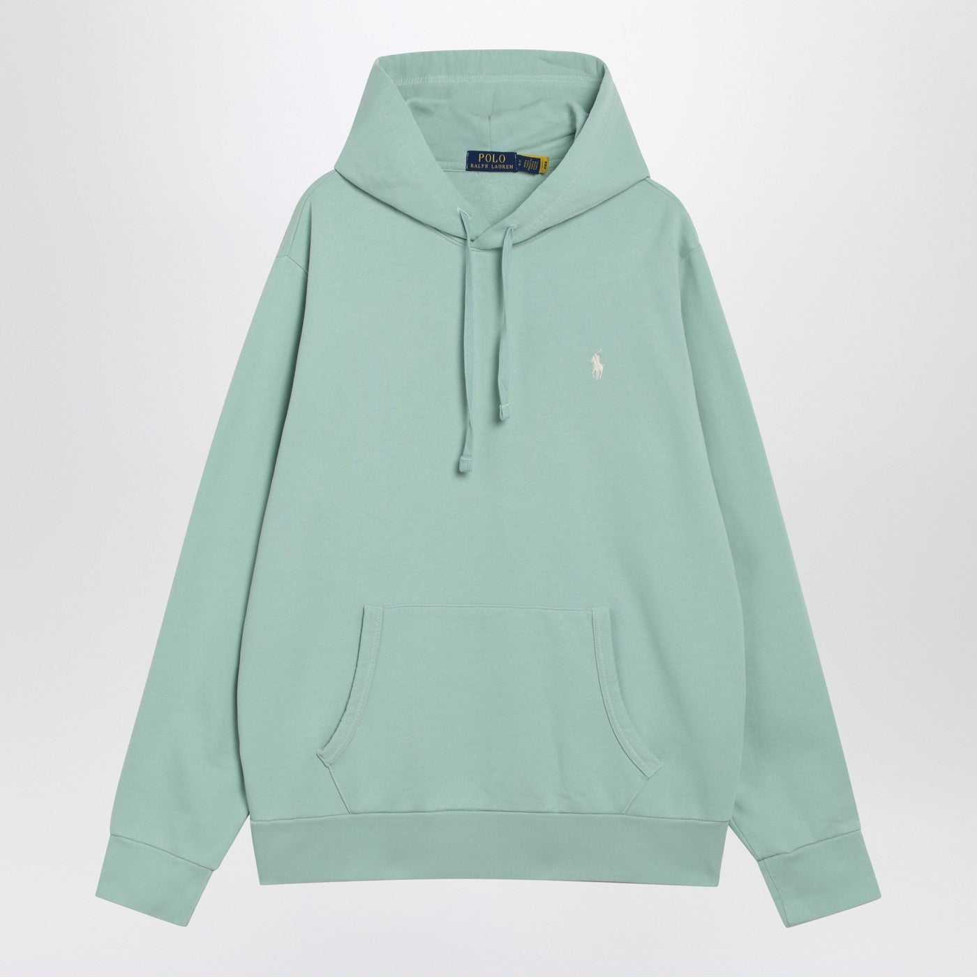 Polo Ralph Lauren Aquamarine Cotton Hoodie Men Polo Ralph Lauren